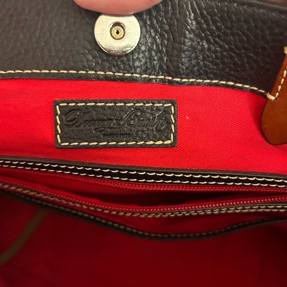 Dooney & Bourke Black Pebbled Leather Tote - Picture 5 of 15